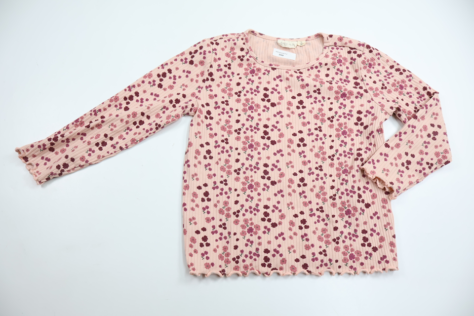 Blommig tröja från Amy & Lucy - Storlek 98/104 - Rosa