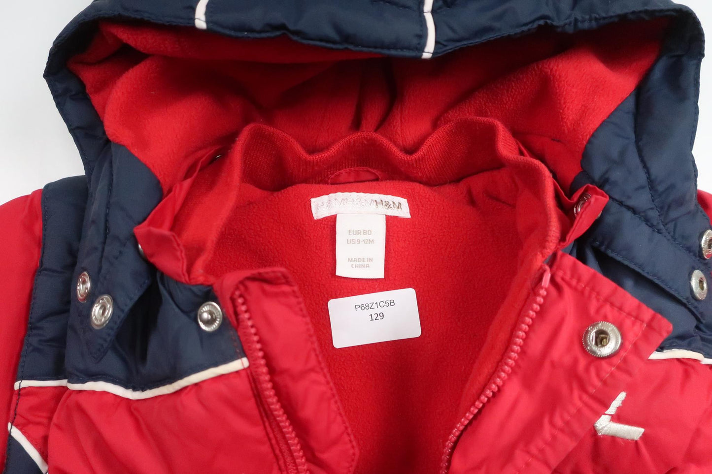 Vadderad jacka från H&M - Storlek 80 - Röd