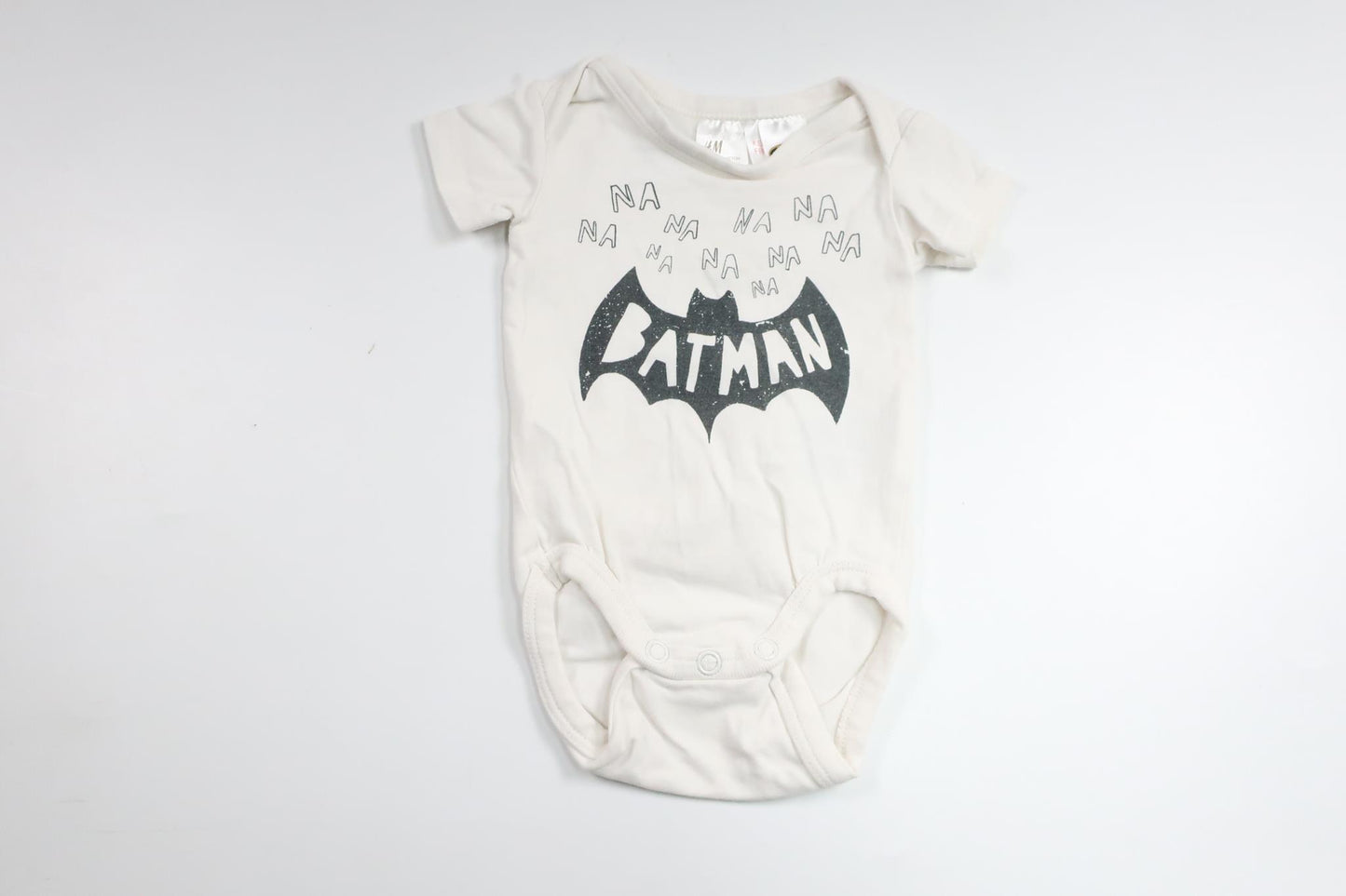 Body med Batman från H&M - Storlek 50 - Vit