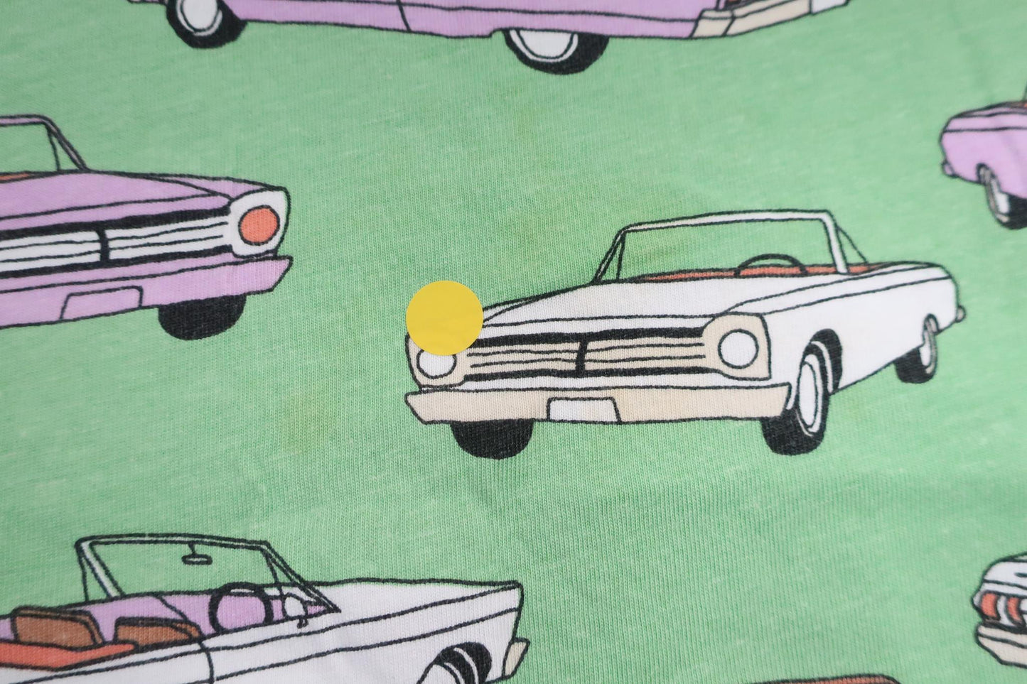 T-shirt med bilar från Lindex - Storlek 98/104 - Grön