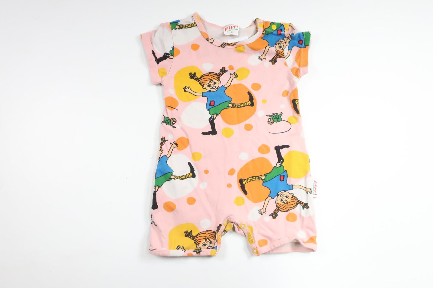 Pyjamas från Pippi Långstrump - Storlek 74 - Rosa