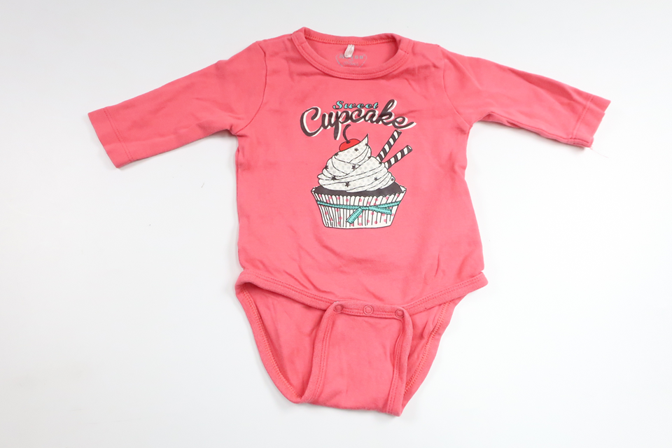 Bodysuit with Cupcake from MeToo - Size 56 - Pink