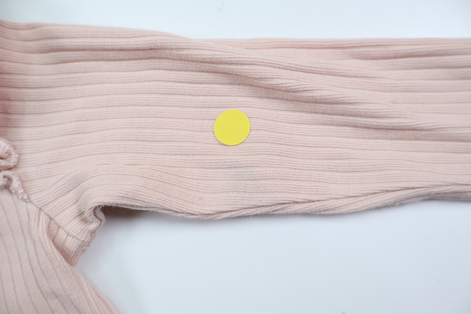 Ribbad tröja från H&M - Storlek 74 - Rosa