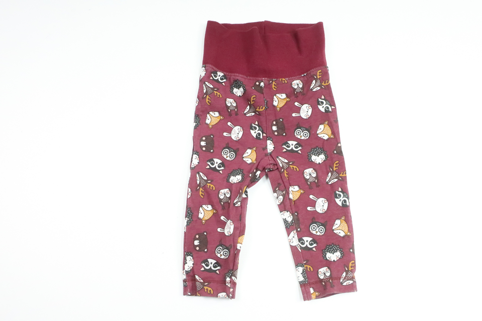 Pants with animals from Petite Mini - Size 56 - Burgundy