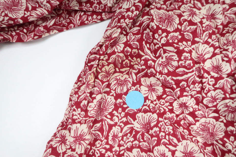 Klänning med matchande blöjtrosa från Newbie - Storlek 80 - Vinröd