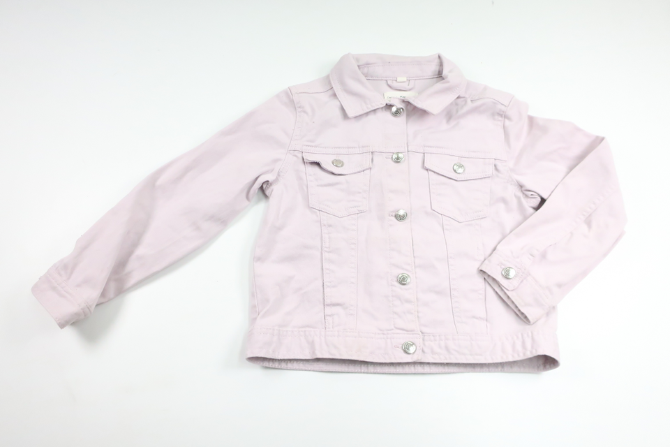 Jeansjacka från Kappahl - Storlek 128 - Lila