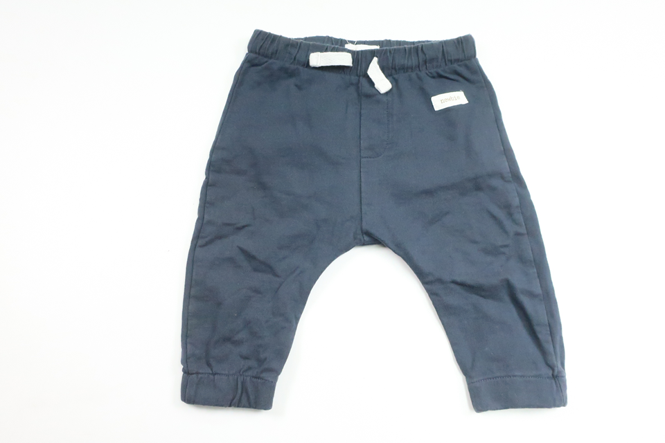 Byxor med nalle från Newbie - Storlek 68 - Marinblå