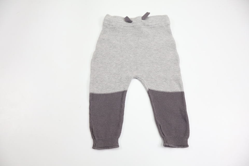 Stickade byxor från H&M - Storlek 68 - Grå