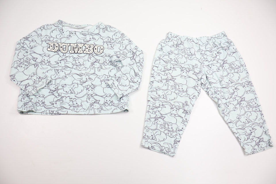 Tvådelad pyjamas med Dumbo från Tezenis - Storlek 92 - Blå