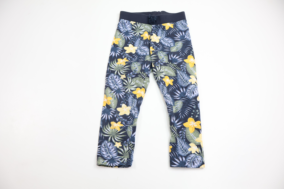 Blommiga leggings från Name It - Storlek 92 - Blå