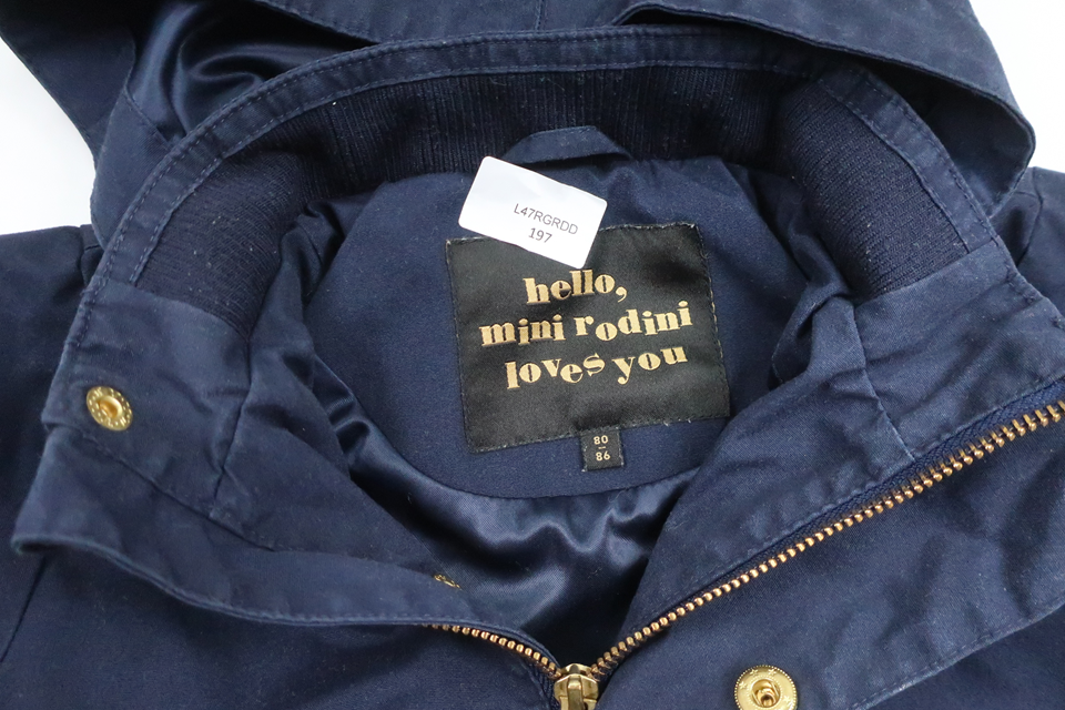 Jacka från Mini Rodini - Storlek 80/86 - Marinblå