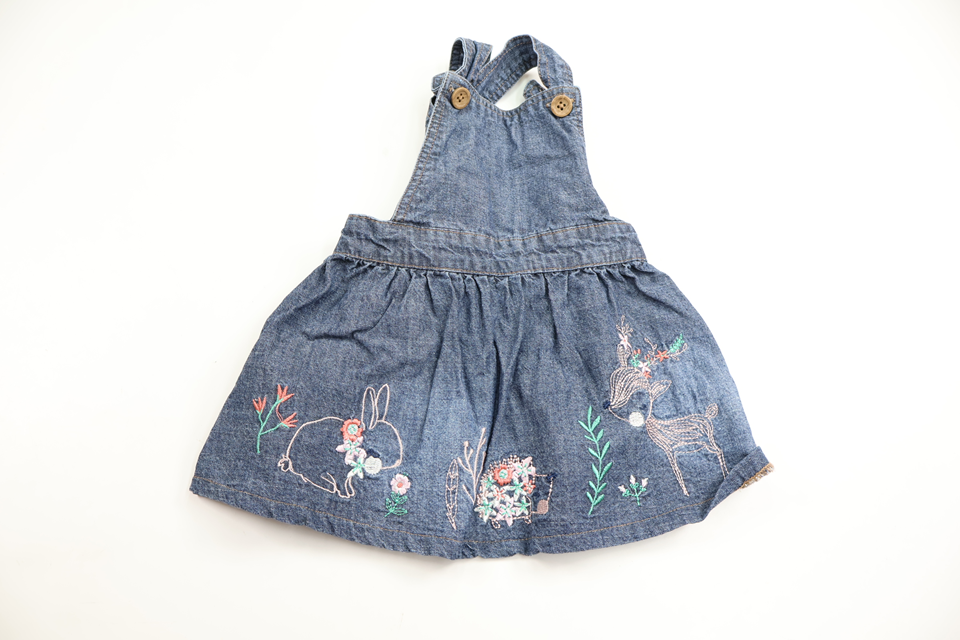 Hängselklänning från Early Days - Storlek 62 - Denim