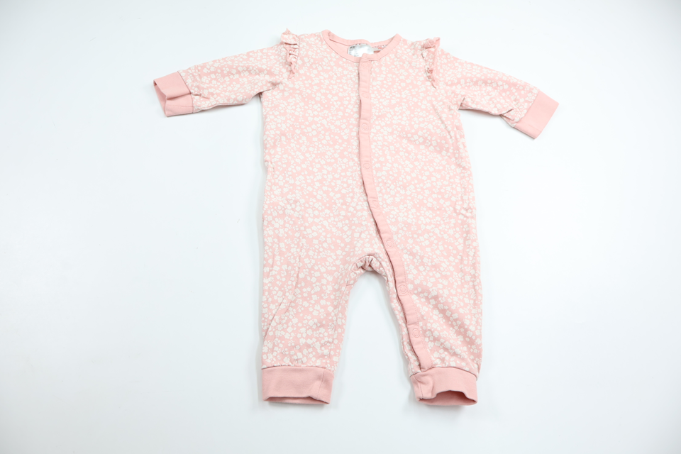 Blommig pyjamas från H&M - Storlek 62 - Rosa