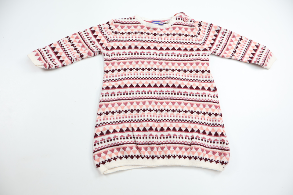 Stickad klänning från Lupilu - Storlek 62/68 - Rosa