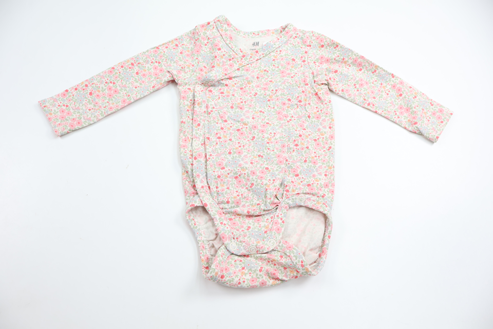 Blommig omlottbody från H&M - Storlek 62 - Multi