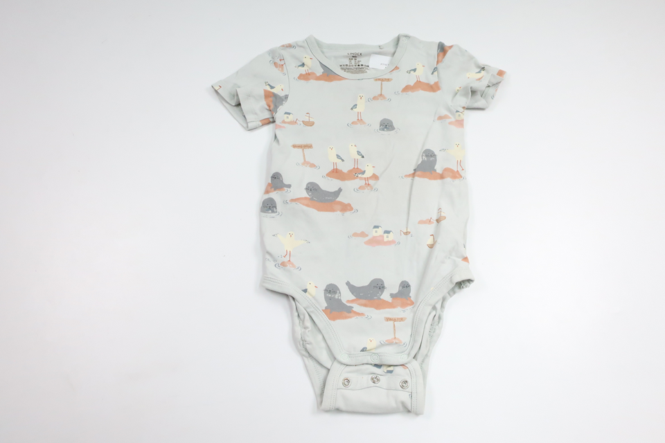 Body från Lindex - Storlek 86 - Blå