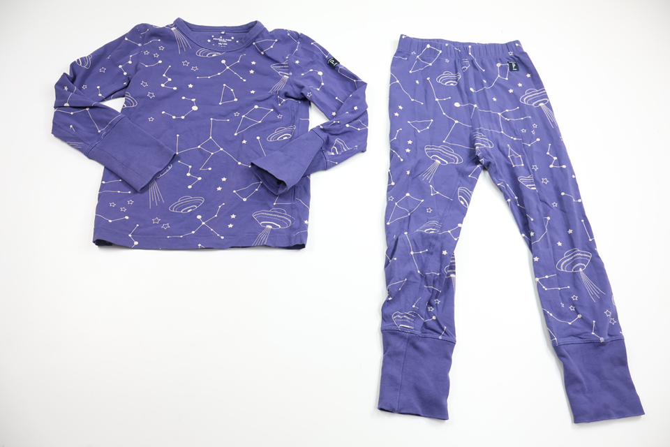 Tvådelad pyjamas från Polarn o. Pyret - Storlek 98/104 - Blå