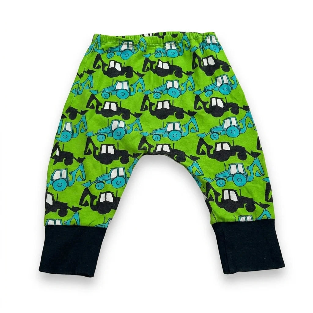 Mönstrade leggings - Storlek 68 - Grön