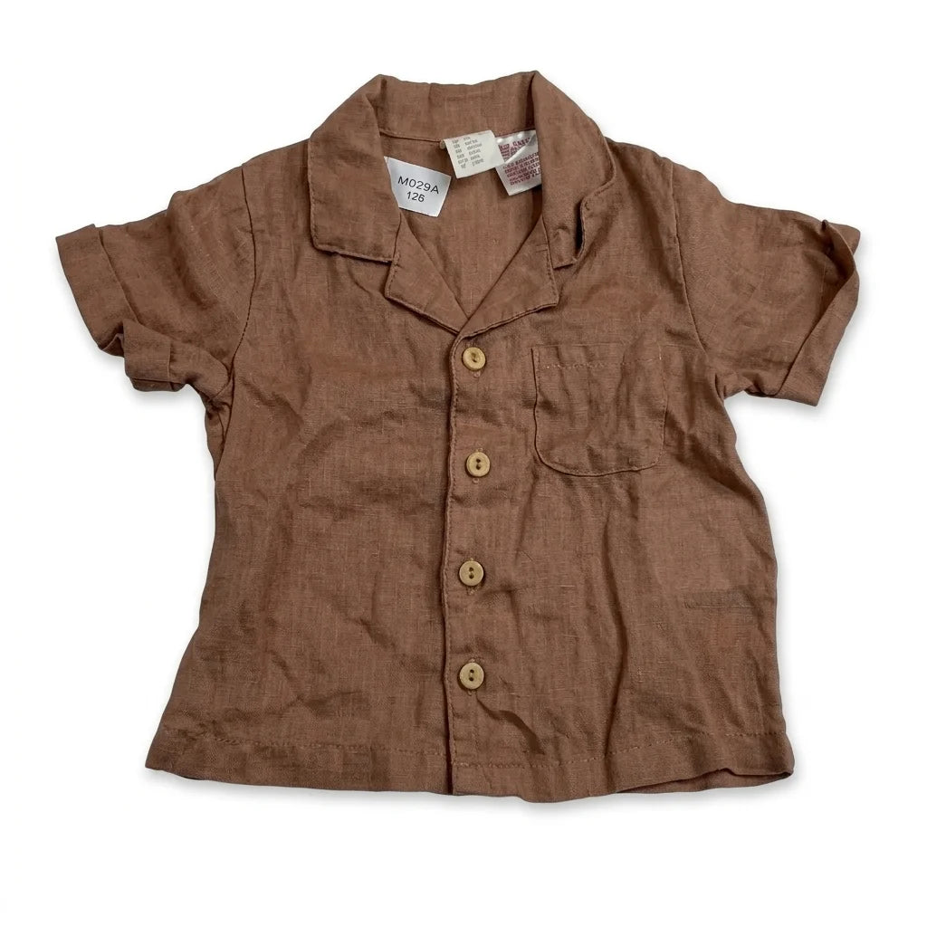 Skjorta från H&M - Storlek 62 - Brun
