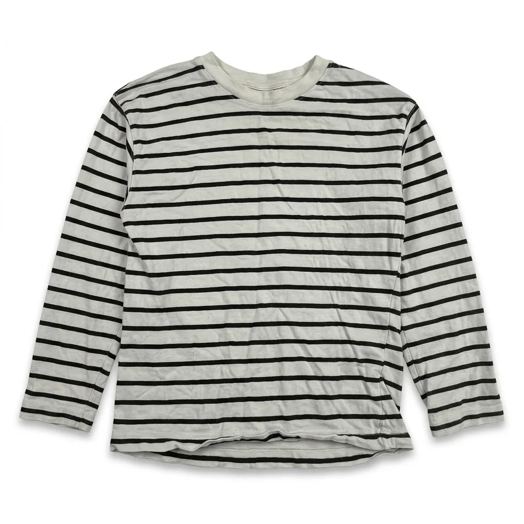 Randig tröja från H&M - Storlek 98/104 - Vit