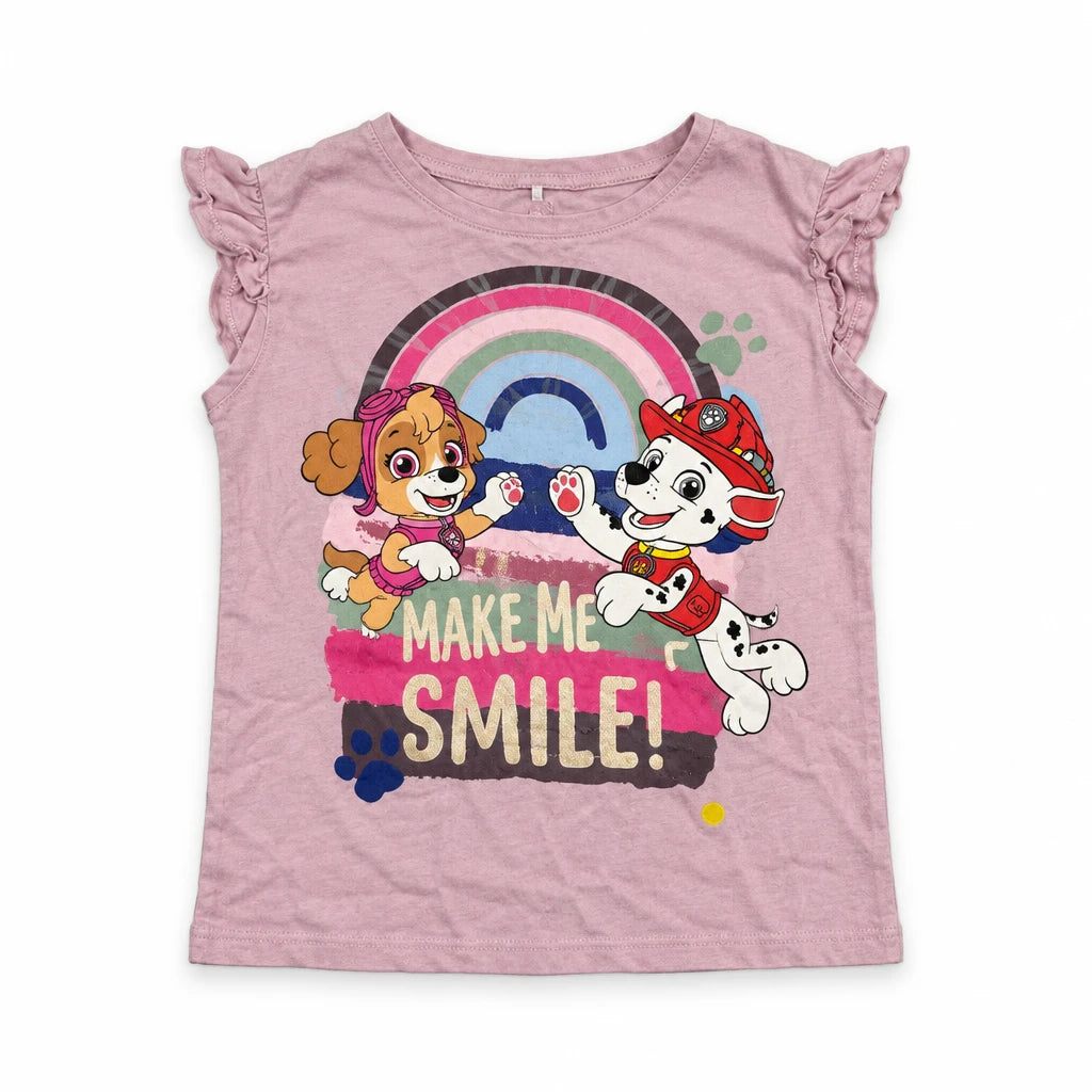 T-shirt med Paw Patrol från Name It - Storlek 98 - Rosa