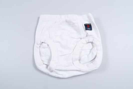 Vita blöjtrosor från Polarn o. Pyret i storlek 50/56