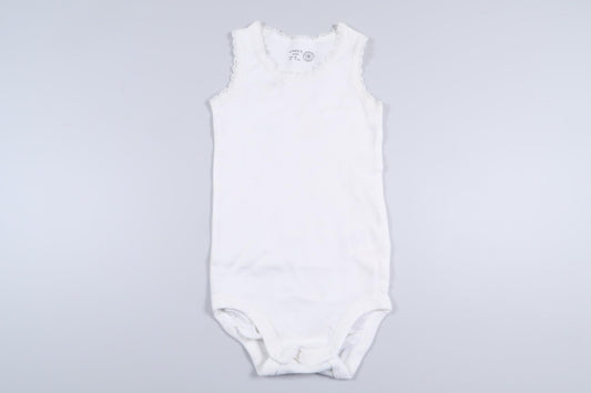 Nyskick! Vit linnebody från Lindex i storlek 80