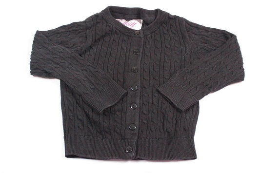 Svart stickad kofta från Skill i storlek 98/104