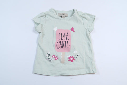 Mintgrön kortärmad tröja från Sweetie i storlek 74