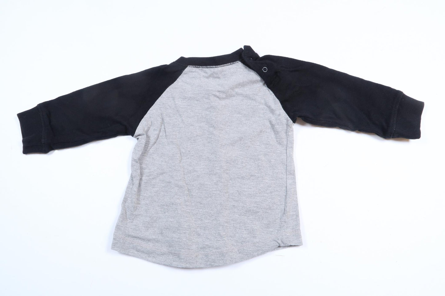 Grå långärmad tröja med text från ICA I Love Eco i storlek 74