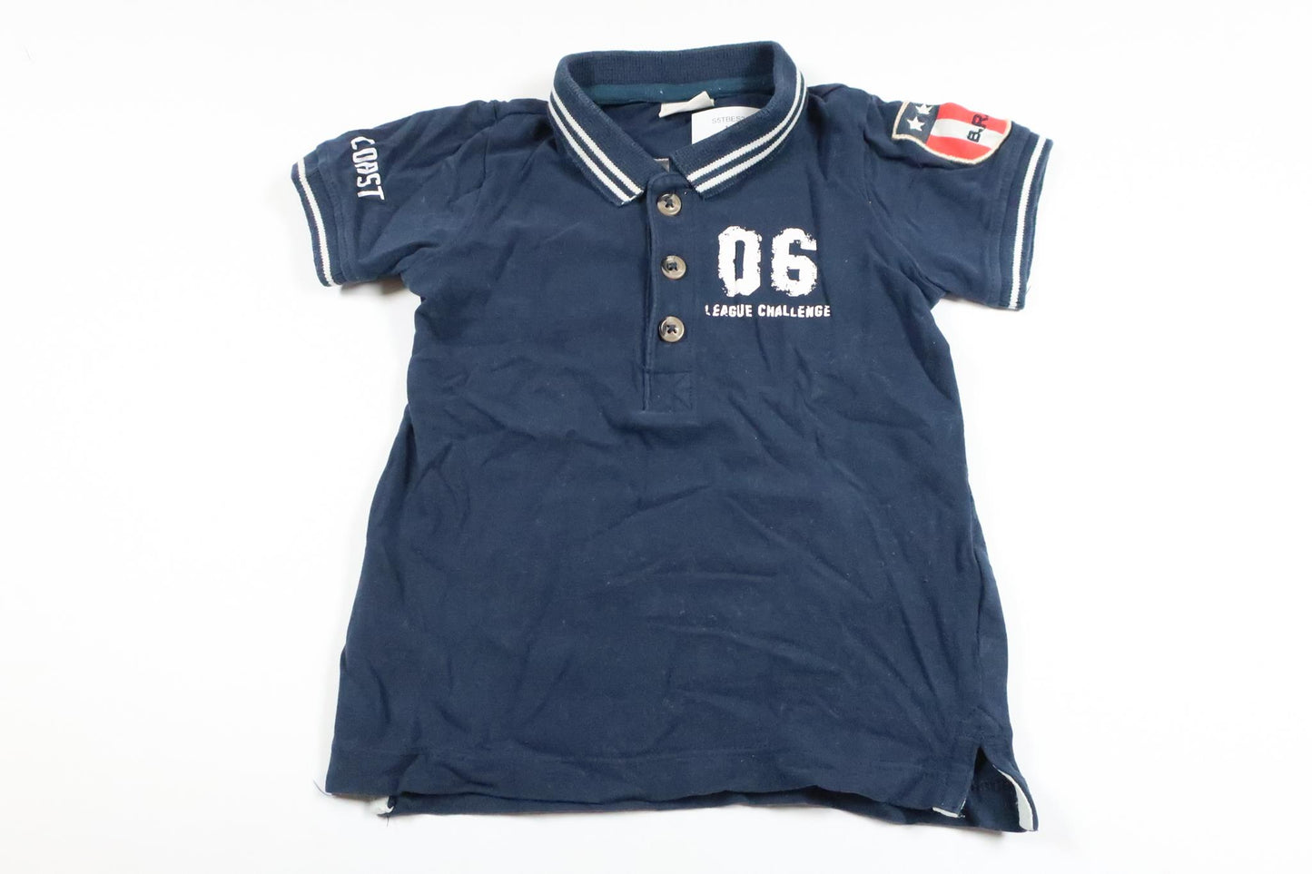 Pikétröja från Lindex - Storlek 74 - Marinblå