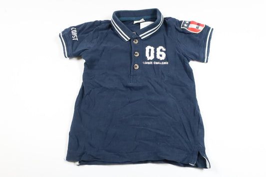 Pikétröja från Lindex - Storlek 74 - Marinblå