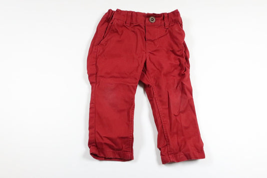 Chinos från H&M - Storlek 68 - Vinröd