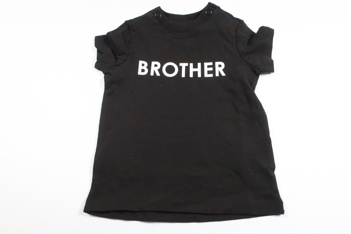 T-shirt "Brother" från H&M - Storlek 50/56 - Svart