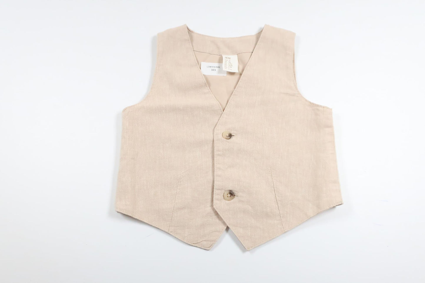 Kostymväst från H&M - Storlek 74 - Beige