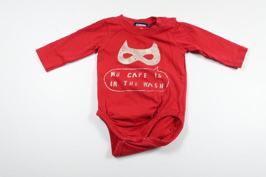 Body från Mini - Storlek 68 - Röd