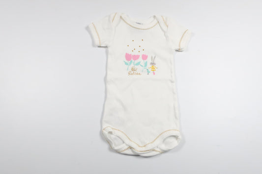 Body från Petit Bateau - Storlek 56/62 - Vit