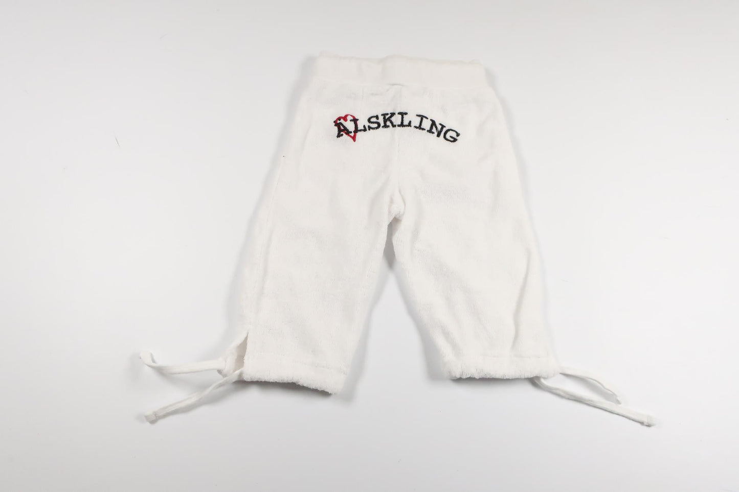 Byxor i froté från Ludmyr of Sweden - Storlek 50 - Vit