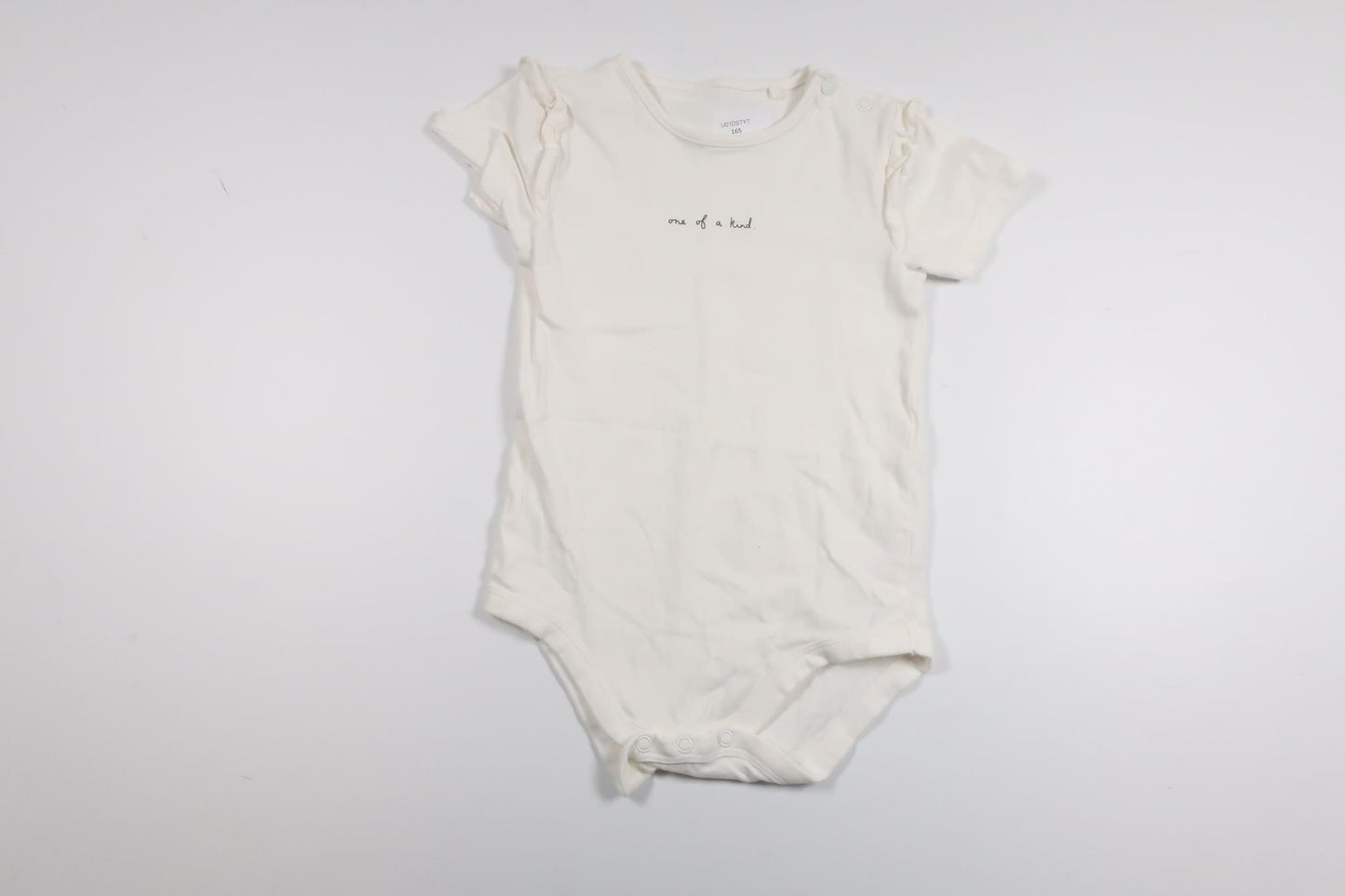 Body "one of a kind" från Tu - Storlek 86/92 - Vit