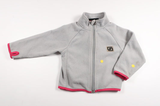 Fleecejacka från Funk - Storlek 70 - Grå