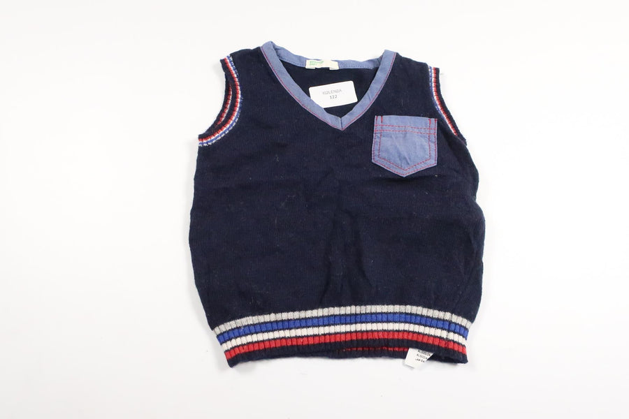 Väst från United Colors of Benetton - Storlek 62 - Marinblå