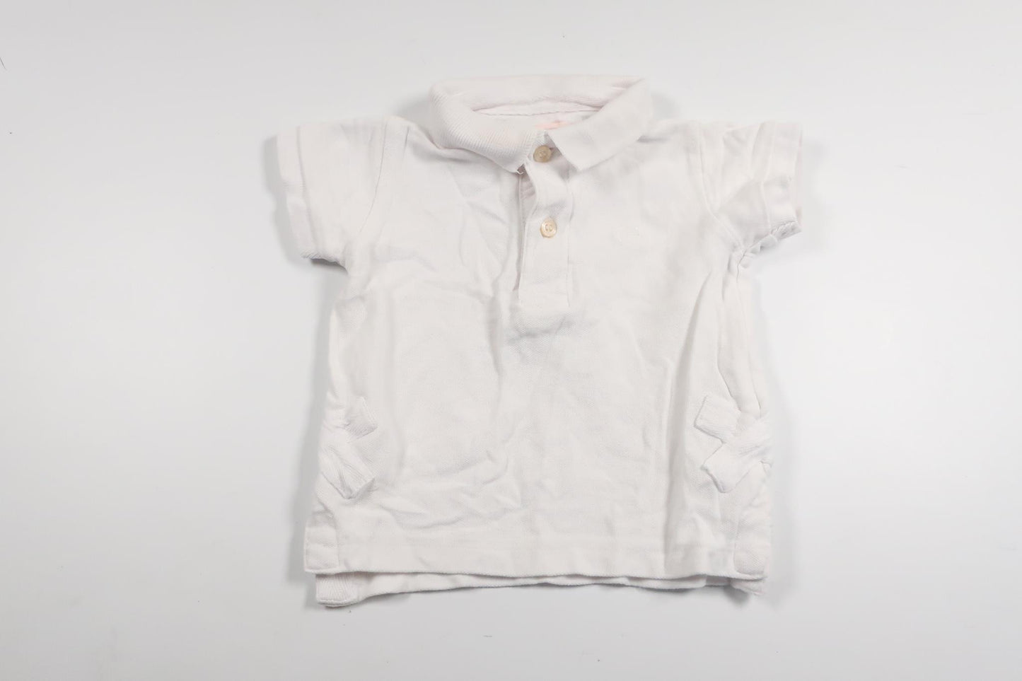 Pikétröja från Gocco - Storlek 62/68 - Vit