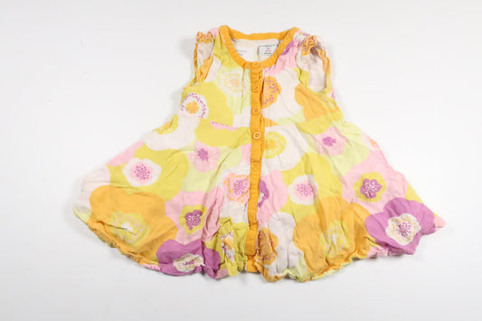 Klänning från Polarn o. Pyret - Storlek 74 - Gul