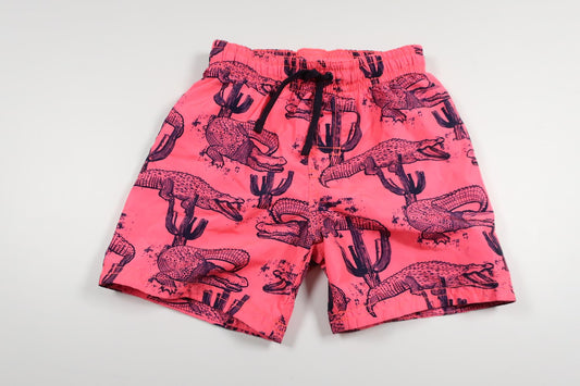 Badshorts från H&M - Storlek 86/92 - Neon