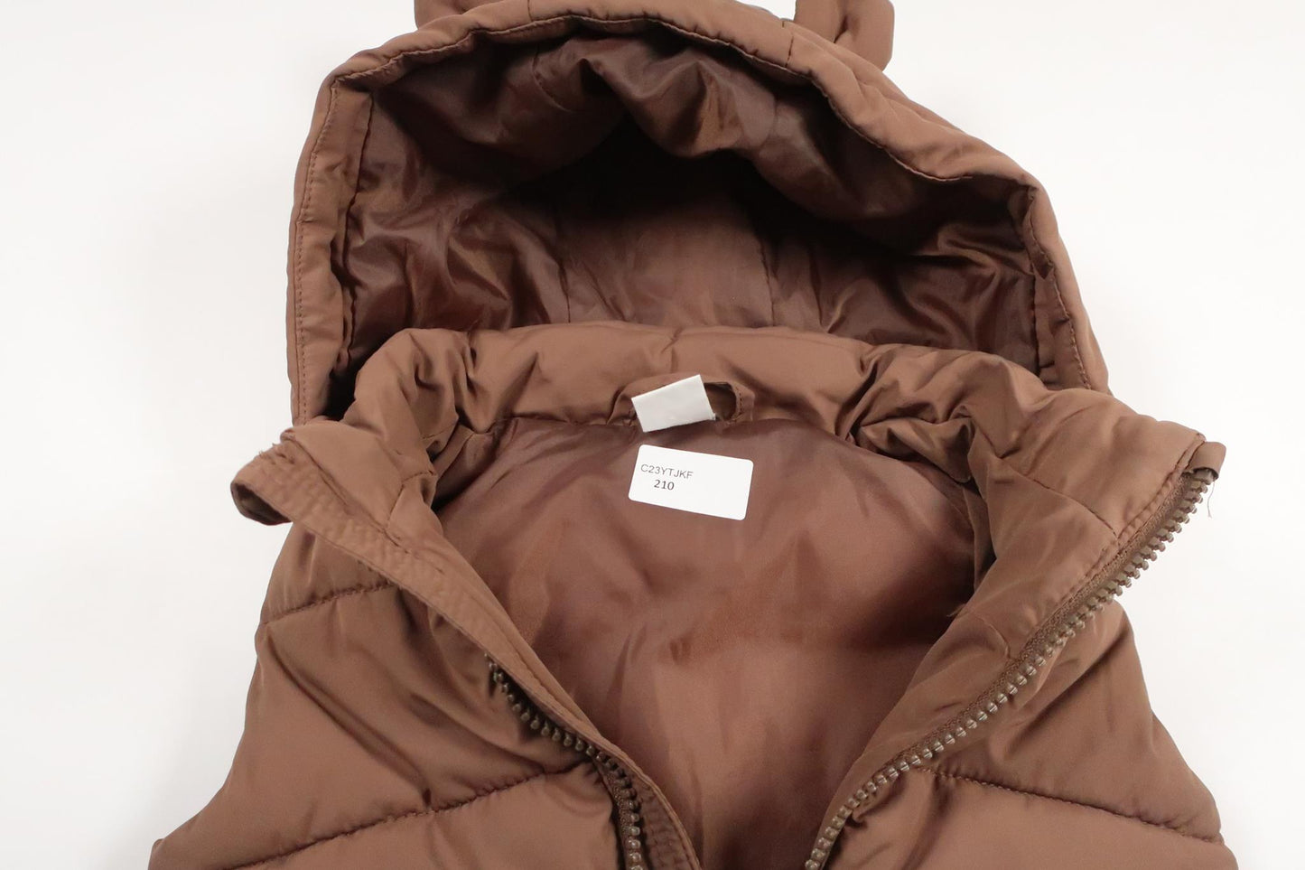 Vadderad väst från H&M - Storlek 74 - Brun