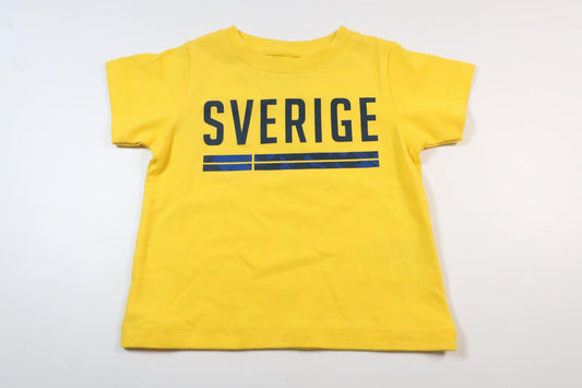 Sverige t-shirt från Stadium - Storlek 62/68 - Gul