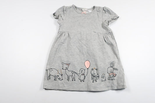 Klänning från H&M - Storlek 80 - Grå