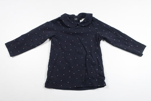 Tröja från H&M - Storlek 74 - Marinblå