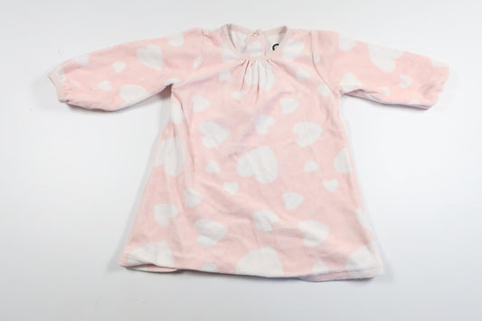 Klänning i velour från Cubus - Storlek 80 - Rosa