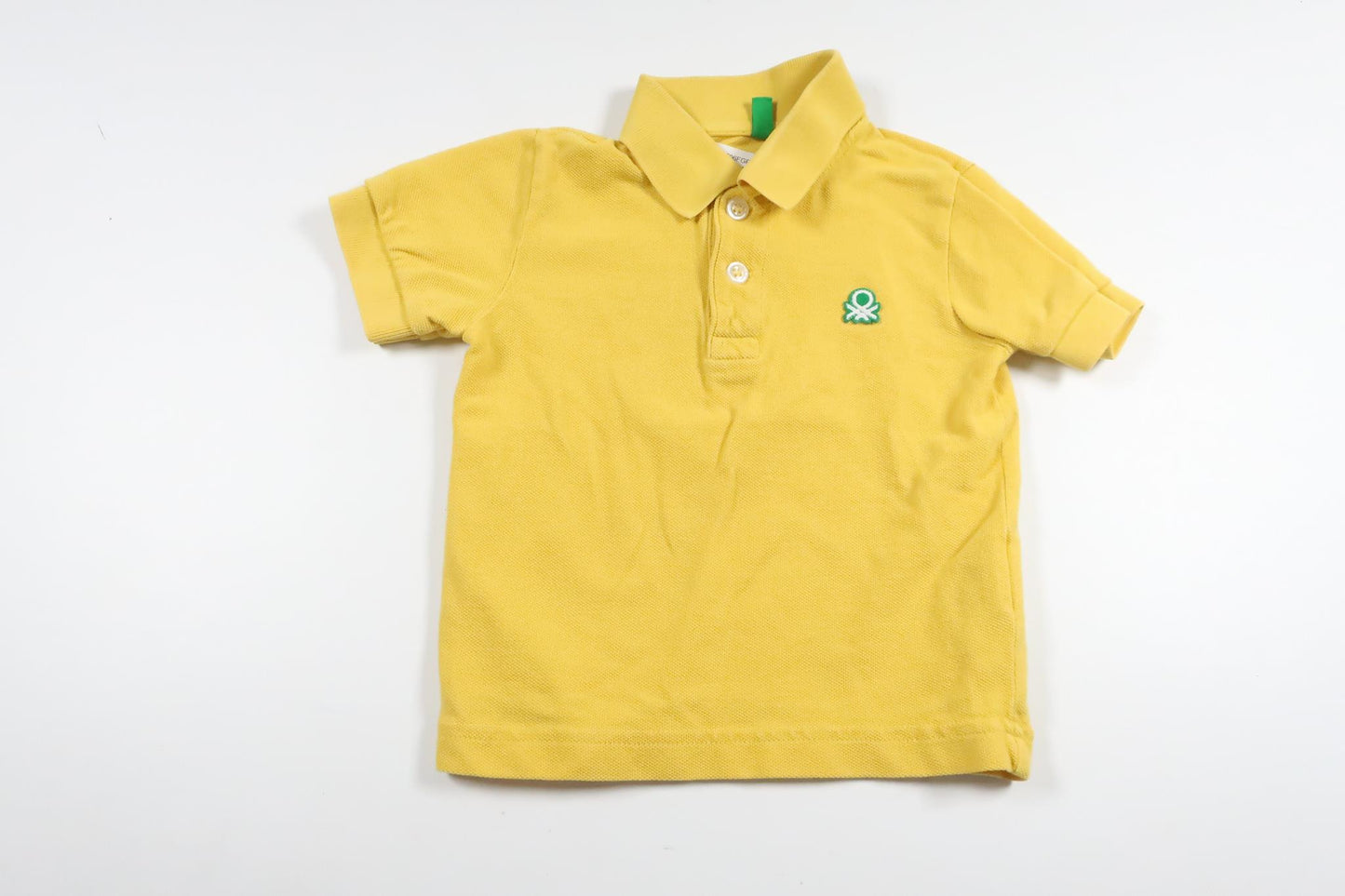 Pikétröja från United Colors of Benetton - Storlek 80 - Gul